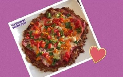 Pizza ohne Kohlenhydrate mit Thon