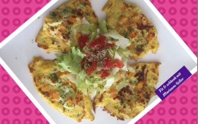 Hüttenkäseplätzchen mit Kürbis