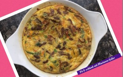 Kürbis-Pilz-Mischung-Kuchen Low Carb