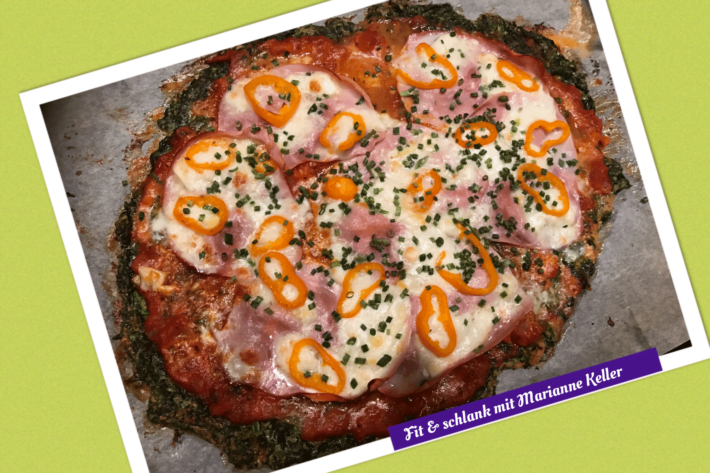 Spinat-Pizza