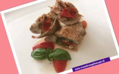 Kalbfleischrolle mit Tomate & Mozzarella