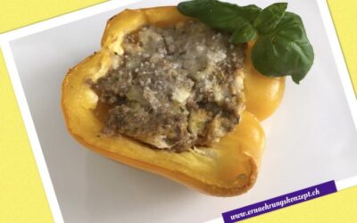 Hackfleisch im Peperonibett Low Carb