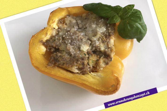 Hackfleisch im Peperonibett Low Carb