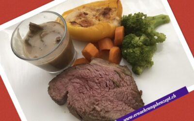 Gourmetbraten an Steinzpilzsauce Low Carb
