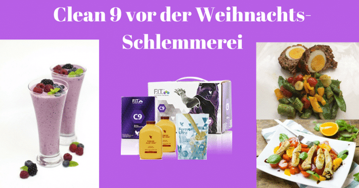 Clean 9 vor der Weihnachts-Schlemmerei