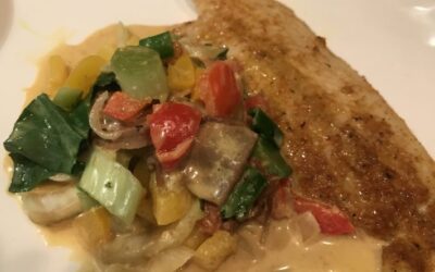 Fischfilet mit Pak Choi Gemüse