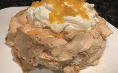 Meringetraum mit Mandarinensauce – Low Carb