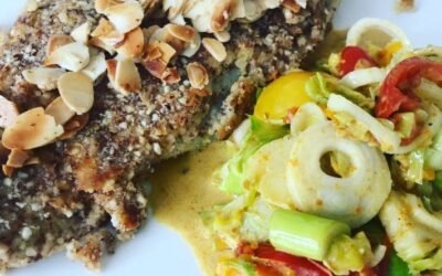 Fisch mit Mandelpanade – Kohlenhydrate