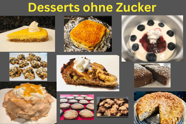 Desserts ohne Zucker