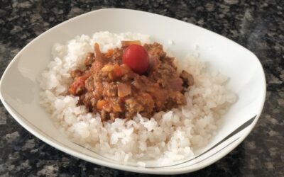 Bolognese mit Shiratakireis kohlenhydratarm