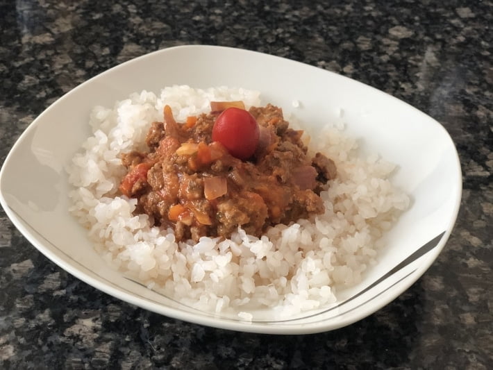 Bolognese mit Shiratakireis kohlenhydratarm