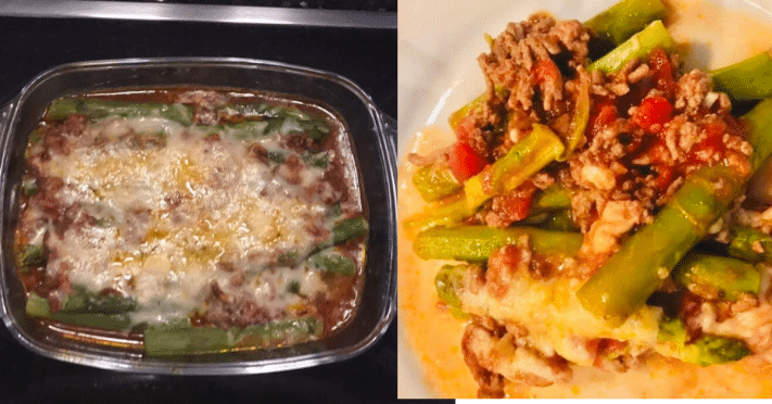 Spargel-Lasagne kohlenhydratarm (low carb)