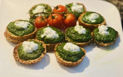 Babyspinat-Brötli kohlenhydratarm und vegetarisch