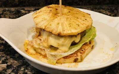 Ananas-Burger kohlenhydratarm