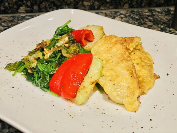 Fisch im Parmesanmantel