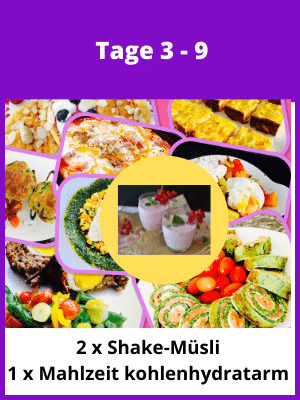 2 x Shake und eine Mahlzeit