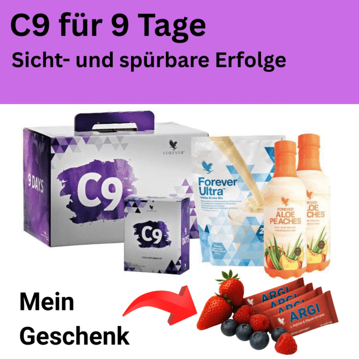 6. C9: Shake + Aloe frei wählbar / 9 Tage mit 2 Fastentagen