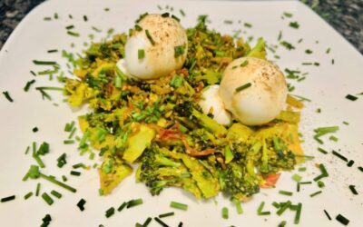 Thai Curry Gemüse mit Burrata: „Kohlenhydratarm und Vegetarisch“