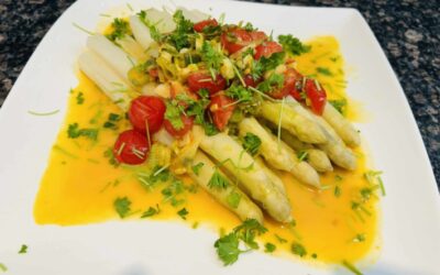 Spargeln mit asiatischem Touch low carb