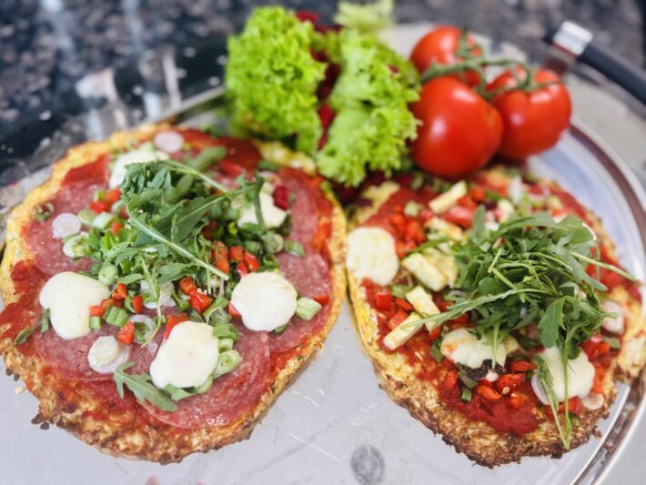 Leckerste Blumenkohlpizza