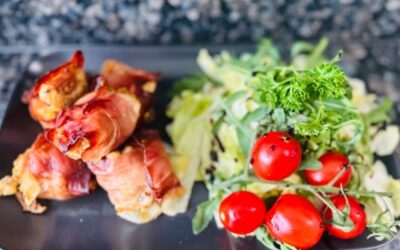 Poulet-Rohschinken-Päckli low carb