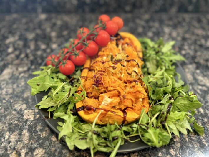 Kürbis mit Feta Abnehm Rezept