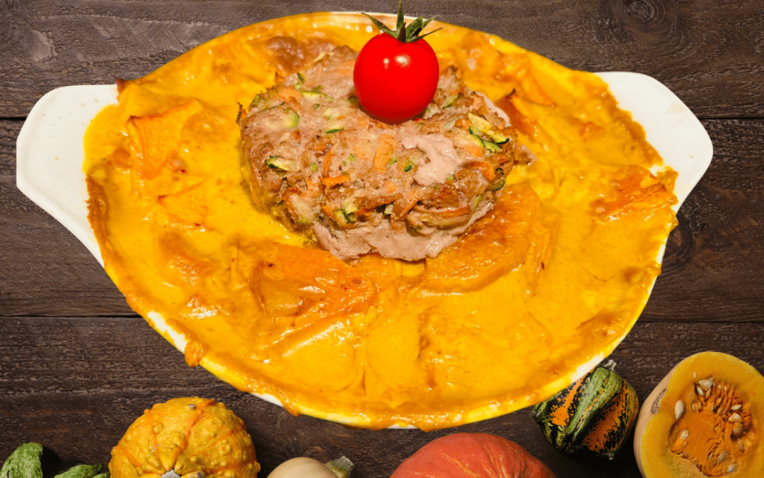 Rezept Kürbisgratin mit Hamburger low carb