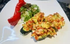 Rezept Zucchini-Peperoni-Gratin