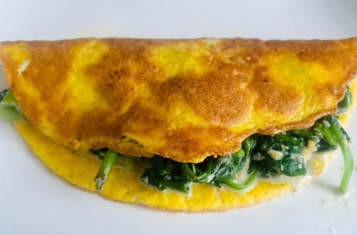 Spinatomelette
