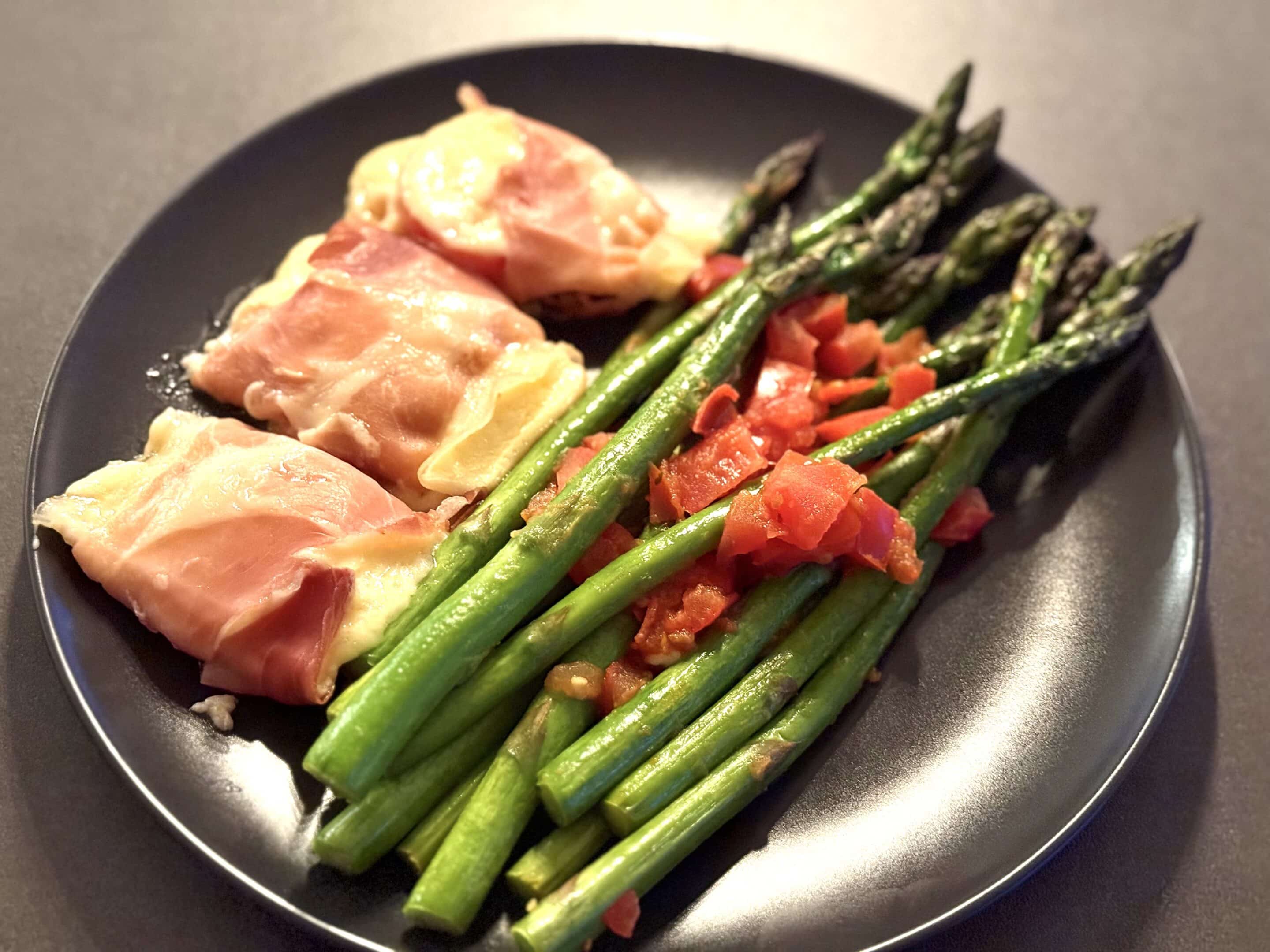 Rezept Rohschinken-Raclette-Päckli Low Carb