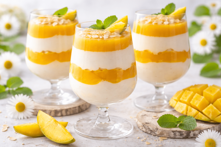 Protein Mango Dessert